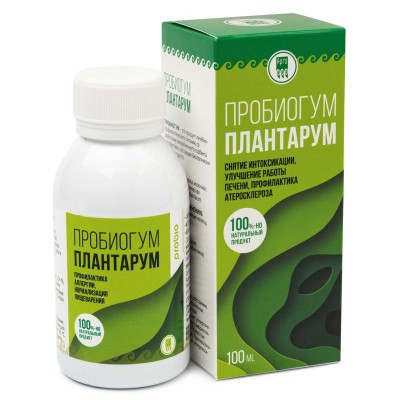 Пробиогум Плантарум жидкий при пищевых отравлениях и колитах