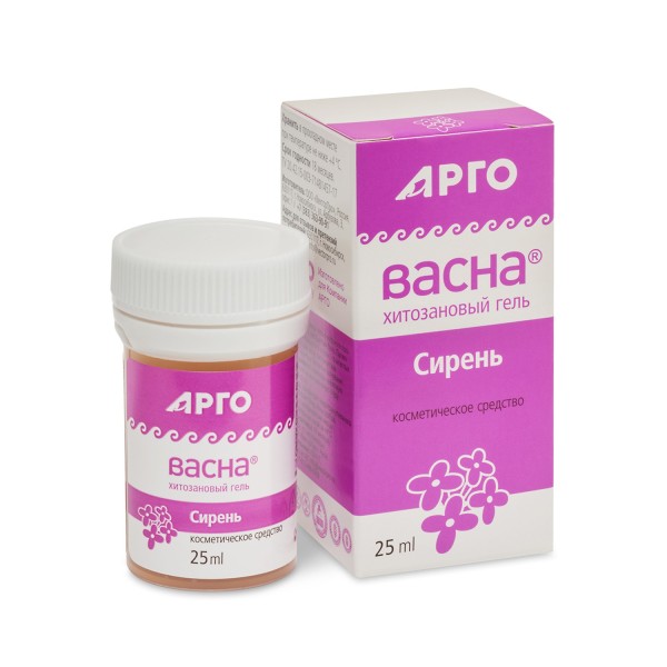 Гель АргоВасна Сирень 25 г, противовоспалительное средство