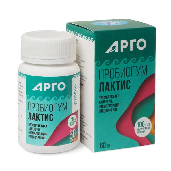 Пробиогум Лактис в таблетках при псориазе и дерматите