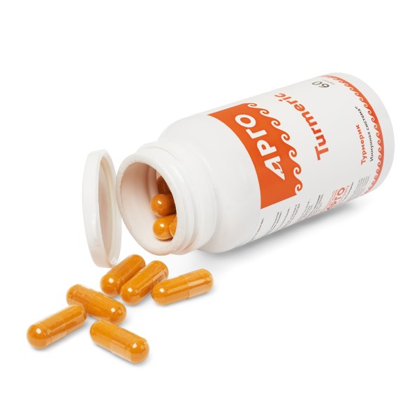 Турмерик с куркумой для кишечника, капсулы, 60 шт.