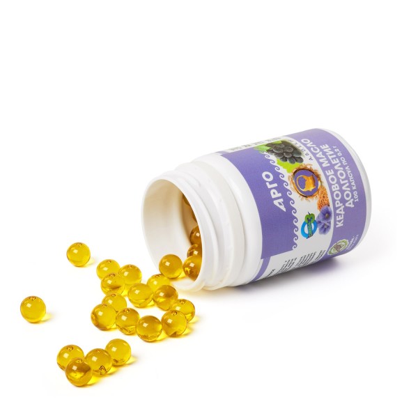 Масло кедровое Долголетие для сердечно-сосудистой системы