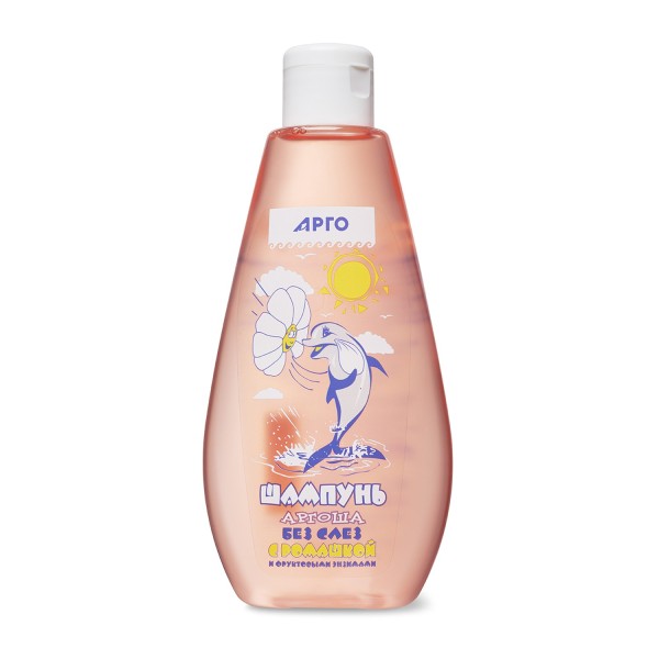 Шампунь без слез Аргоша с ромашкой для мягкого очищения и облегчения расчесывания