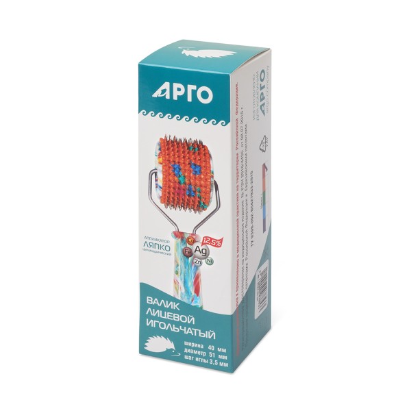 Аппликатор Ляпко Валик Лицевой, шаг игл  3,5 мм