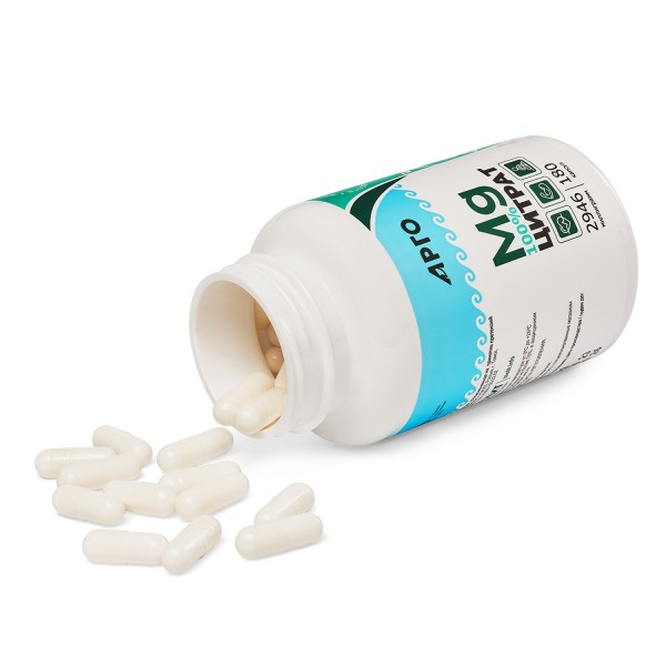 Цитрат магния в капсулах, средство против стресса и нервного напряжения