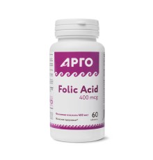 Фолиевая кислота 400 мкг, таблетки, 60 шт.