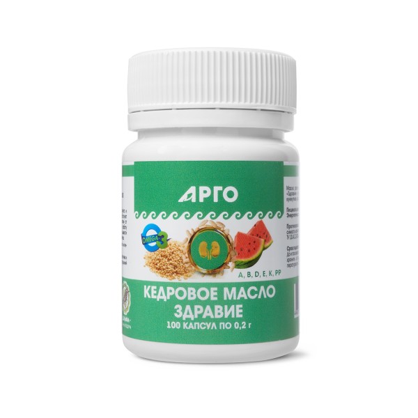 Масло кедровое Здравие - источник ненасыщенных жирных кислот