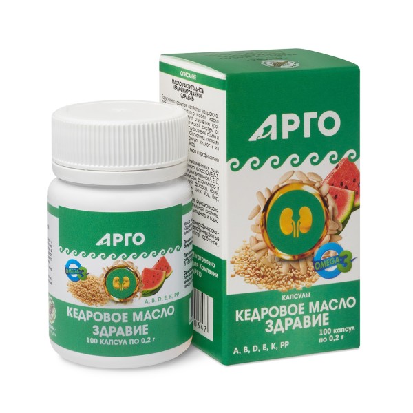 Масло кедровое Здравие - источник ненасыщенных жирных кислот