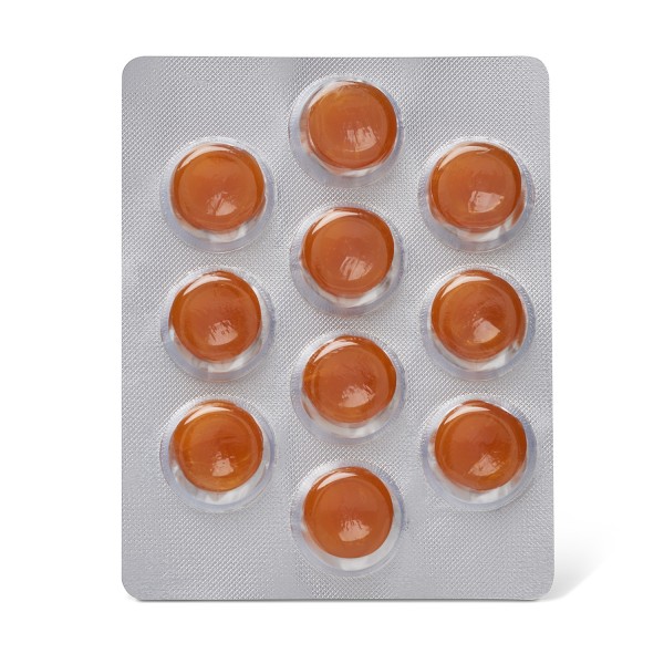 Карамель Таежная для бронхов и легких, мед и облепиха, леденцы в упаковке