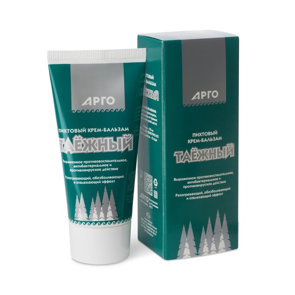 Крем-бальзам Таежный для профилактики простуды, бронхитов, пневмонии легких