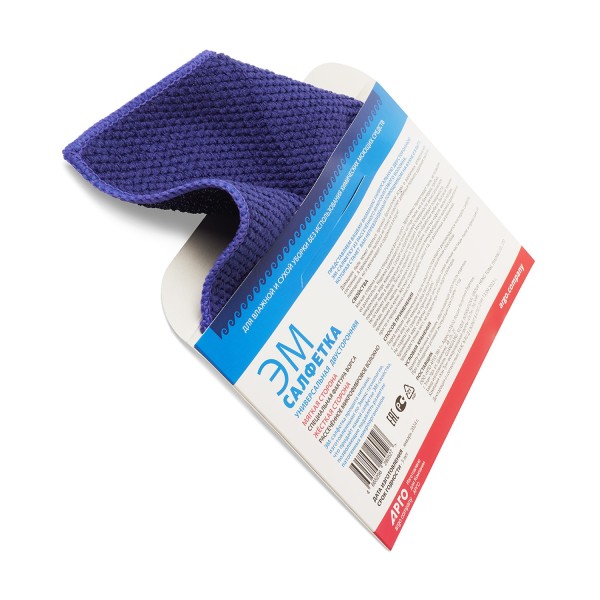 ЭМ-салфетка универсальная для удаления пыли и грязи