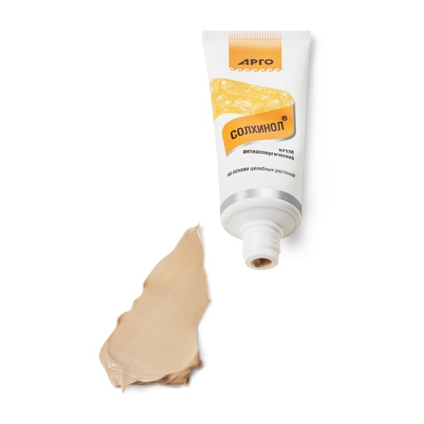 Крем антиаллергический Солхинол для устранения шелушения, зуда и раздражения