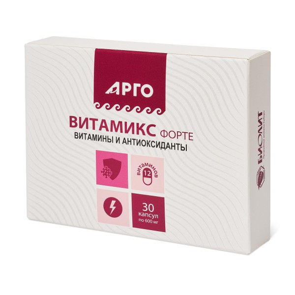 Витамикс-форте в капсулах для иммунитета и работоспособности