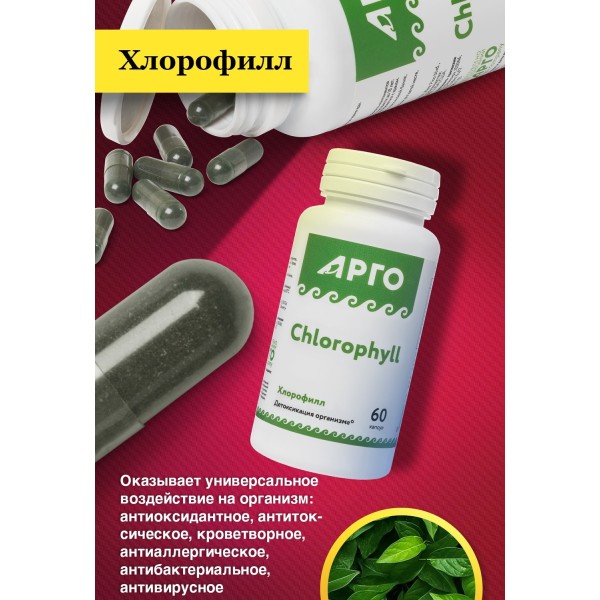 Хлорофилл, капсулы, 60 шт.