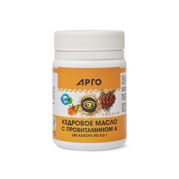 Масло кедровое с провитамином А для хрящевой и соединительной ткани