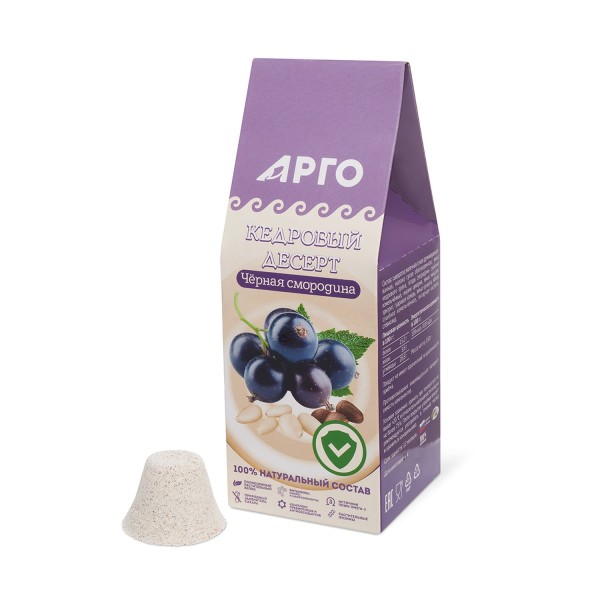 Кедровый десерт Черная смородина с витамином С для иммунитета