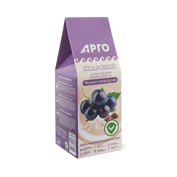 Кедровый десерт Черная смородина с витамином С для иммунитета