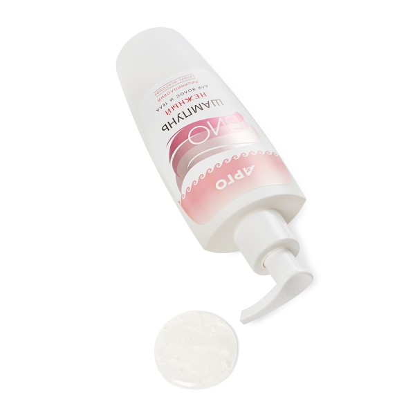 Шампунь Рициниоловый Нежный для всех типов волос, очищение и смягчение