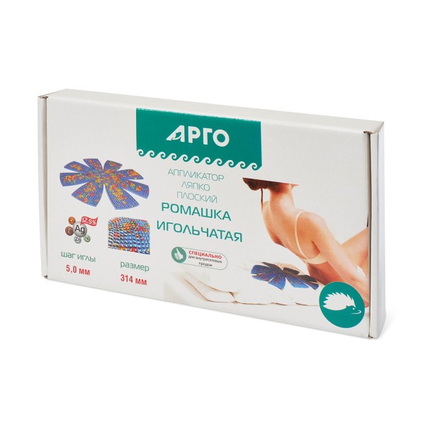 Аппликатор Ляпко Ромашка, диаметр 31,4 см, шаг игл 5,0 мм