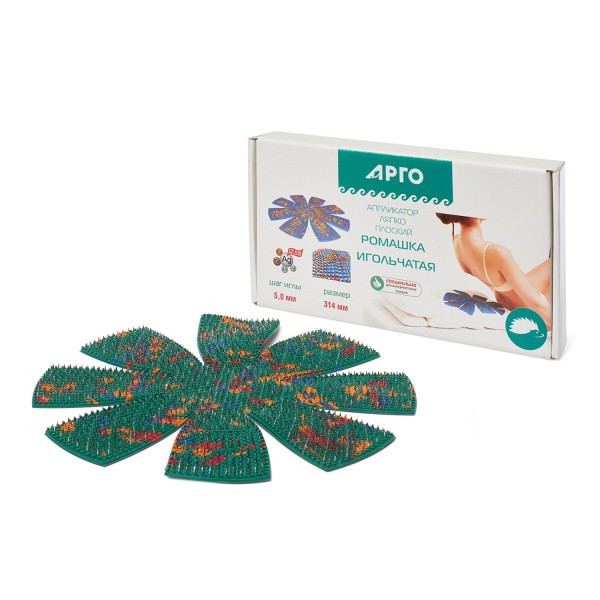 Аппликатор Ляпко Ромашка, диаметр 31,4 см, шаг игл 5,0 мм