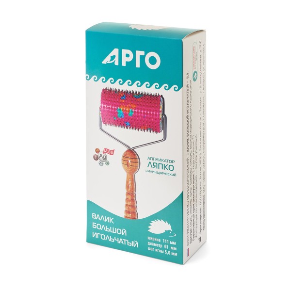 Аппликатор Ляпко Валик Большой, шаг игл 5,0 мм
