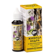 Живица кедра 12,5% с расторопшей, 50 мл