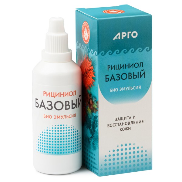Эмульсия Рициниол Базовый для снятия раздражения, зуда и боли