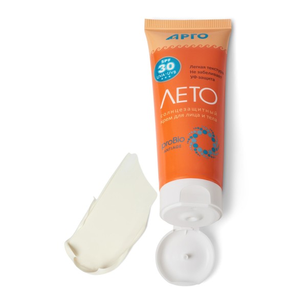 Крем солнцезащитный Лето SPF 30 для лица и тела