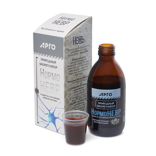 Напиток безалкогольный НормоНевр - природный биорегулятор, 250 мл