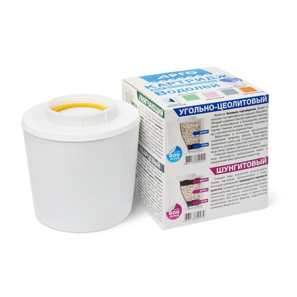 Картридж угольно-цеолитовый для фильтра-кувшина Водолей