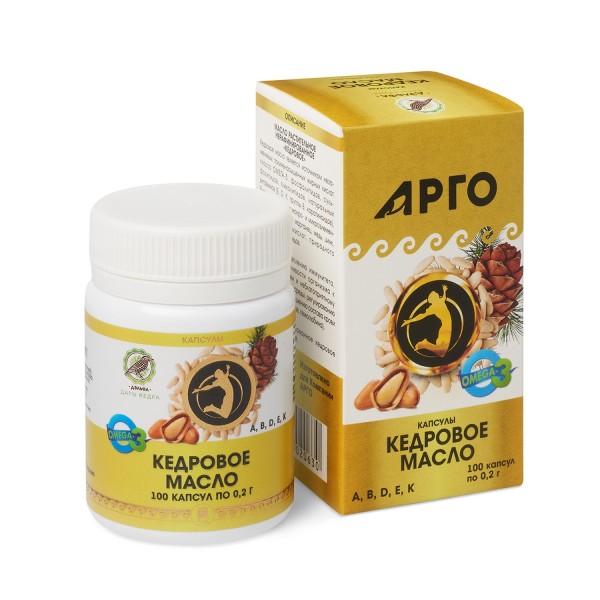 Масло кедровое для иммунитета и восстановления обмена веществ