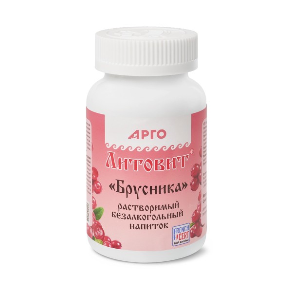Литовит-напиток растворимый Брусника для мочеполовой системы