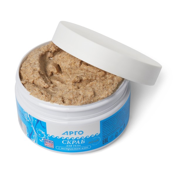 Гель-скраб Кия для тела с экстрактом алоэ, ранозаживляющим и противовоспалительным действием