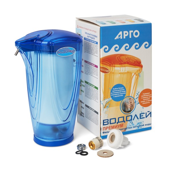 Фильтр Водолей Премиум с угольно-цеолитовым картриджем