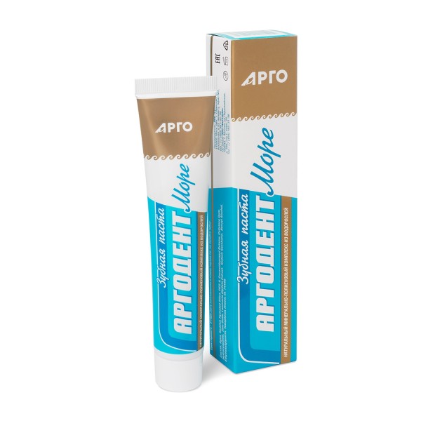 Паста зубная Аргодент Море на основе водорослей