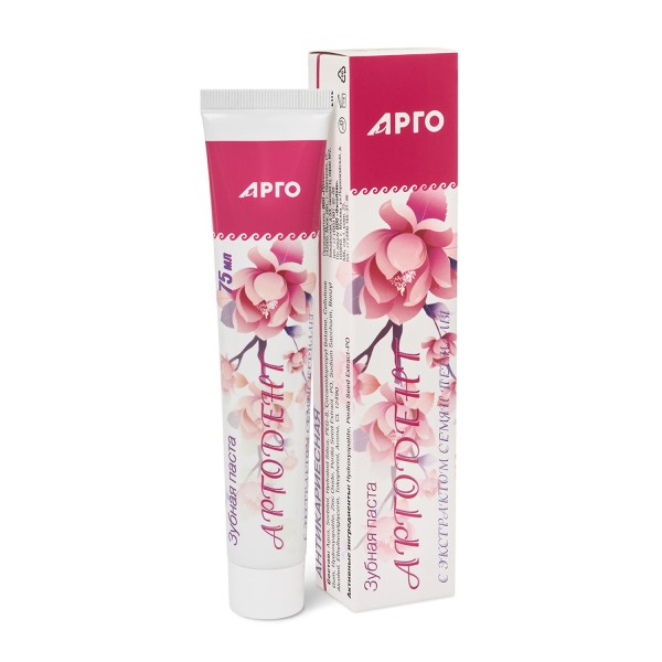 Паста зубная Аргодент с экстрактом периллы с полезными микроэлементами