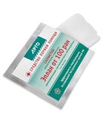 Салфетки антисептические стерильные Эплан от 100 ран, 1 шт