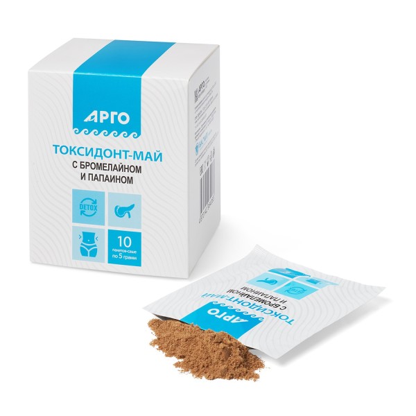 Токсидонт-май с бромелайном и папаином, для ЖКТ при ожирении и диабете