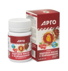 Масло кедровое с боярышником, капсулы 100 шт