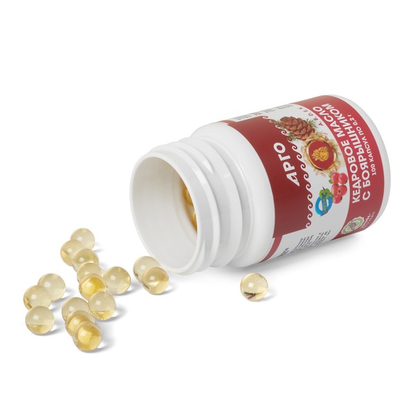 Масло кедровое с боярышником для сердечно-сосудистой, нервной и эндокринной систем