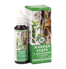 Живица кедра 12,5% с эвкалиптом, 50 мл