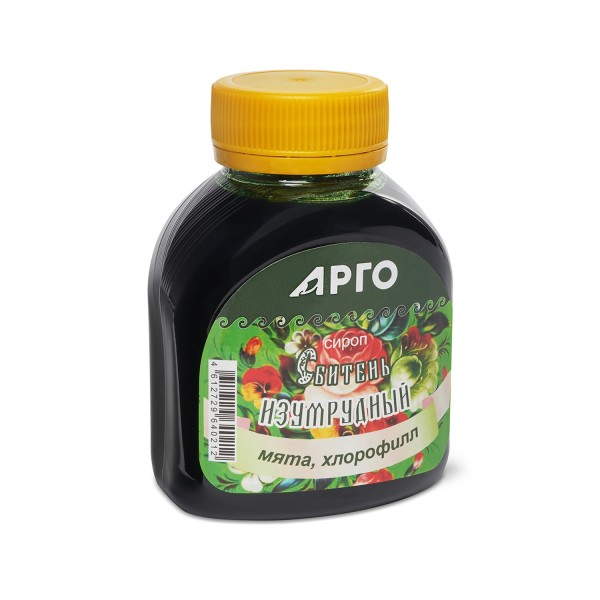 Сироп Сбитень №12 Изумрудный при нервном возбуждении и бессоннице