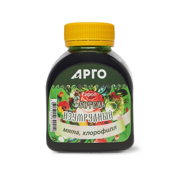 Сироп Сбитень №12 Изумрудный при нервном возбуждении и бессоннице