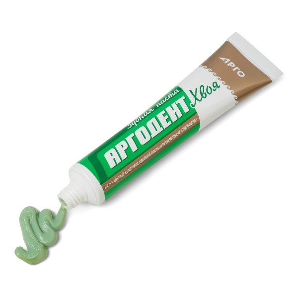 Паста зубная Аргодент Хвоя против пародонтоза и воспаления дёсен