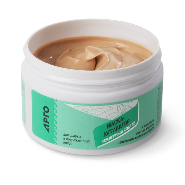 Маска-активатор для волос с экстрактом крапивы, протеинами шёлка и комбучей ферментированной, 250 мл