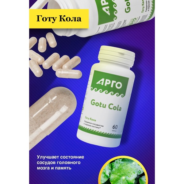 Готу Кола, экстракт для головного мозга и сердца