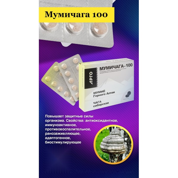 Мумичага для суставов и восстановления после травм