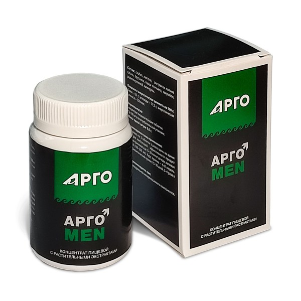 Конфеты АргоMeN с растительными экстрактами для мужчин