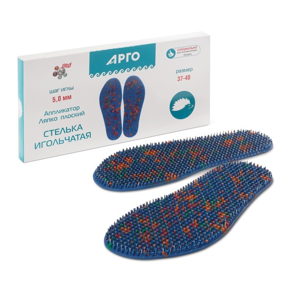 Аппликатор Ляпко Стелька-скороход, размер 37-40, шаг игл 5,0 мм