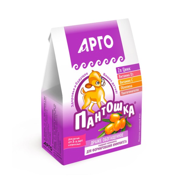 Драже профилактическое Пантошка с цинком и витамином D3