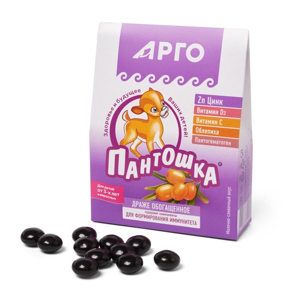 Драже профилактическое Пантошка с цинком и витамином D3